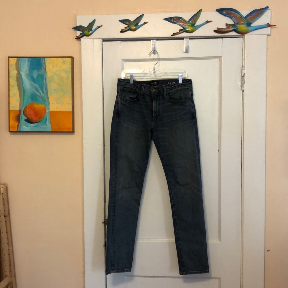 Men’s Madewell slim jeans, w32, l32